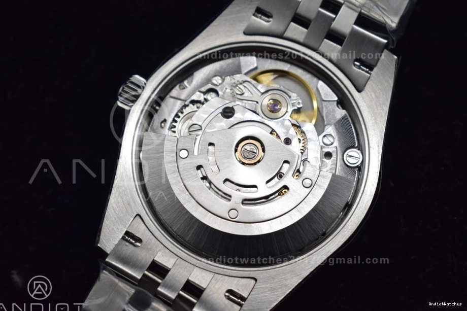 Steel ZeroBulk 31 278289 Syle President Markers DateJust Bracelet Green Dial Ladies on 316L Stick 557 WF 0502
